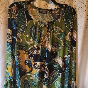 🌸 Vintage New York & Co Bell-Sleeve Top – LargeBeautiful vintage New York & Co